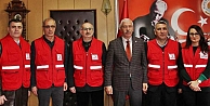 Kızılay Bafra Şubesi’nden Alaçam Belediye Başkanı Hadi UYAR’a Ziyaret