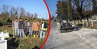 SAMSUN BÜYÜKŞEHİR BELEDİYESİNDEN KÖY MEZARLIKLARINA DÜZENLEME ÇALIŞMASI