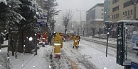 SAMSUN İLÇELERİ KARLA MÜCADELE ÇALIŞMALARINI SÜRDÜRÜYOR