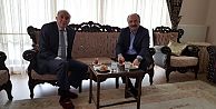 Samsun Valisi İbrahim Şahin, Vekil Usta'ya taziye Ziyaretinde Bulundu