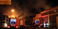 Samsun'da Plastik Fabrikasında Yangın