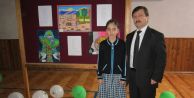 Sıla Şahin, Resim yarışmasında İlçe Birincisi Oldu