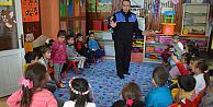 Toplum destekli polislerden anaokuluna ziyaret