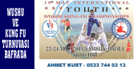 Wushu ve Kung Fu Turnuvası Bafra'da