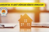 Samsun Büyükşehir Belediyesi 19 adet dükkanı kiraya verecek