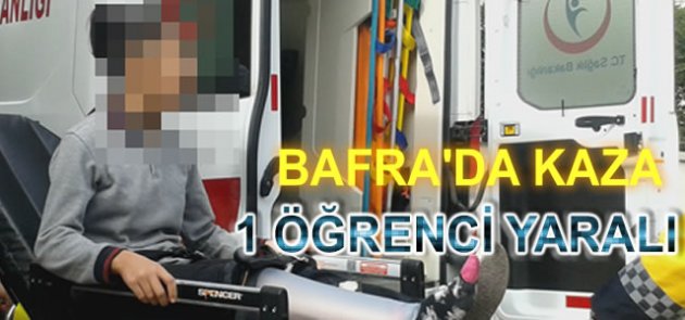 TRAFİK KAZASI: 1 YARALI