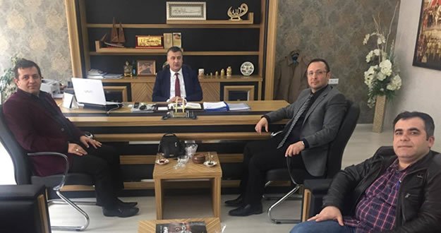 TÜRK EĞİTİM SEN’DEN İLÇE MİLLİ EĞİTİM MÜDÜRÜNE ZİYARET