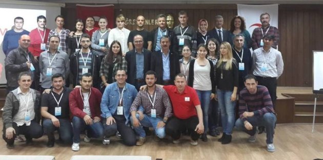 TÜRK KIZILAYI SAMSUN ŞUBESİ AFETE HAZIRLIK VE MÜDAHALE EĞİTİMİ’NDE