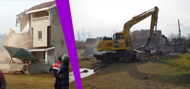 Yörükler Beldesinde Yıkımlar Başladı