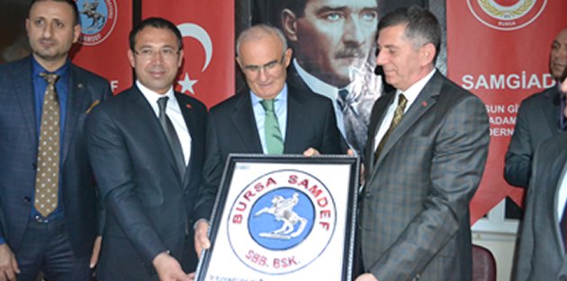 Yusuf Ziya'dan Bursa Samdef'e Ziyaret