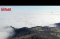 Yakakent'te Karadeniz'in üzerini kaplayan sis dronla görüntülendi