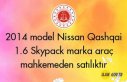 2014 model Nissan Qashqai 1.6 Skypack marka araç...