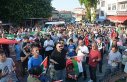 Akçakoca'da Filistin'e destek yürüyüşü...