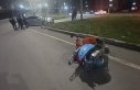 Samsun'da otomobille çarpışan motosikletteki...