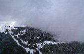 Ilgaz Dağı'nda sis havadan görüntülendi