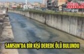 Samsun'da bir kişi derede ölü bulundu