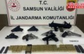 Samsun'da çok sayıda mühimmat ele geçirildi, 1 kişi tutuklandı
