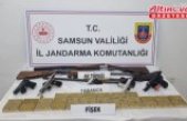 Samsun'da silahla havaya ateş eden 2 şüpheli yakalandı