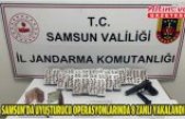 Samsun'da uyuşturucu operasyonlarında 8 zanlı yakalandı