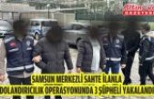 Samsun merkezli sahte ilanla dolandırıcılık operasyonunda 3 şüpheli yakalandı