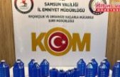Samsun'da sahte içki operasyonunda 1 şüpheli yakalandı