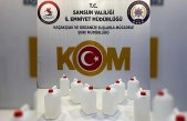 Samsun'da sahte içki operasyonunda 1 zanlı yakalandı