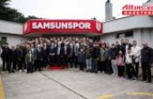 Samsunspor'da bayramlaşma töreni düzenlendi