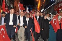 Trabzon'dA 15 Temmuz Milli Birlik Yürüyüşü