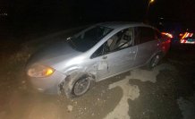 Bafra'da iki otomobilin çarpıştığı kazada 1 kişi yaralandı