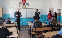 Taşova İlçe Milli Eğitim Müdürü Tümer’den köy okulu ziyareti