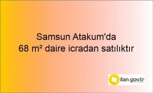 Samsun Atakum'da 68 m² daire icradan satılıktır