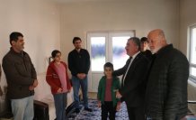 Havza Belediye Başkanı Özdemir'den depremzedelere ziyaret