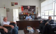 MHP Samsun İl Başkanı Burhan Mucur, Alaçam Belediye Başkanı Acar'ı ziyaret etti