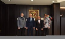 Endonezya Büyükelçisi Purnama'dan OMÜ Rektörü Ünal'a ziyaret