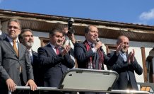 Yeniden Refah Partisi Genel Başkanı Erbakan, Çorum'da seçim bürosu açtı: