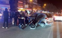 Karabük'te otomobille çarpışan motosikletin sürücüsü yaralandı