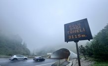 Bolu Dağı'nda sis ve sağanak etkili oldu