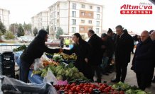 Dodurga Kaymakamı Yıldırım, esnaf ve pazar yerini ziyaret etti