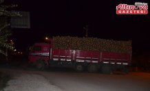 Çorum'da arıza yapan kamyon trafikte aksamaya neden oldu