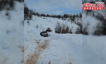 Kastamonu'da ekiplerin karla mücadelesi sürüyor