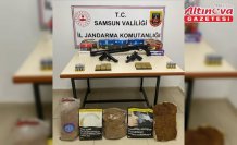 Samsun'da kaçak silah ve tütün operasyonunda 1 zanlı yakalandı