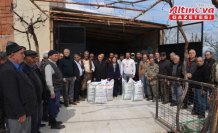 Çorum'da çiftçilere 6 bin 350 kilogram tohum dağıtıldı