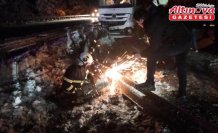 Samsun'da otobüsün tıra çarptığı kazada 4 kişi yaralandı