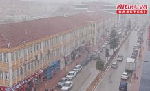 Tokat'ta kar yağışı etkili oluyor
