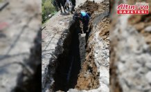 Trabzon'da ana su hattı patladı