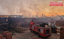 Tokat'ta tuğla fabrikasında çıkan yangın söndürüldü