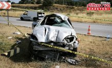 Amasya'da devrilen otomobildeki 1 çocuk öldü, 4 kişi yaralandı