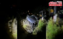Amasya'da su kanalına düşen otomobildeki 4 kişi yaralandı