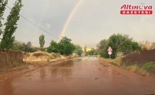 Çorum'da sağanak nedeniyle dereler taştı