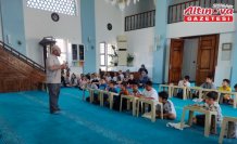 Gümüşhacıköy'de yaz Kur'an kursu öğrencilerine “Bağımlılıkla mücadele“ semineri